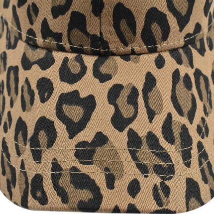 Men's Leopard Print Peaked Cap | Retro Casual Style | Breathable Cotton | Adjustable Fit 54-60cm | Sun Protection | Duckbill Brim | Fashionable Design | Spring & Autumn Wear | Outdoor Sports Hat