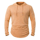 Men's Hoodie | Cotton Blend | Casual Activewear | Outdoor Leisure | Long Sleeve | Kangaroo Pocket | Adjustable Drawstring Hood | Lightweight Insulating | Multiple Colors | Sizes S-XXL