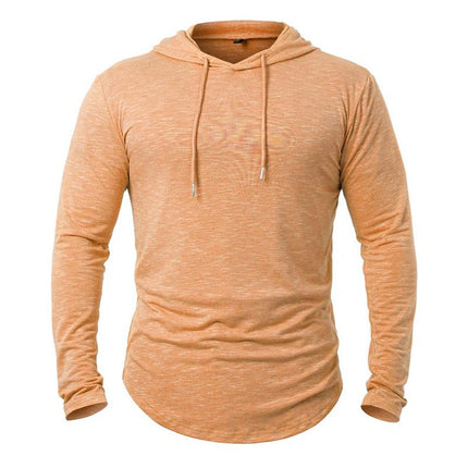 Men's Hoodie | Cotton Blend | Casual Activewear | Outdoor Leisure | Long Sleeve | Kangaroo Pocket | Adjustable Drawstring Hood | Lightweight Insulating | Multiple Colors | Sizes S-XXL