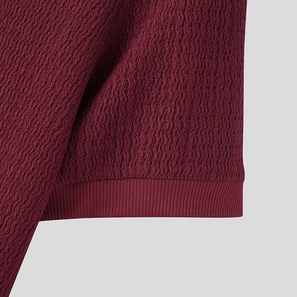 Men's Slim Fit Half Turtleneck Knitted Short Sleeve Tee | Solid Color | Lightweight Layering Top | Comfortable and Stylish | Semi-Formal and Casual Wear | Fall and Winter Fashion