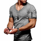 Men's V-Neck T-Shirt | 100% Cotton | Lightweight & Breathable | Casual & Semi-Formal | Solid Colors | Versatile Styling | Everyday Comfort