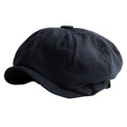 Men's Vintage Cotton Newsboy Cap | Octagon Dome Short Brim Hat