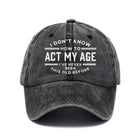 Men's Vintage Distressed Baseball Cap | Classic Print Hat | Adjustable Sports Cap | Casual Outdoor Headwear | Retro Style Cap