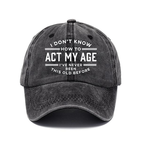 Men's Vintage Distressed Baseball Cap | Classic Print Hat | Adjustable Sports Cap | Casual Outdoor Headwear | Retro Style Cap
