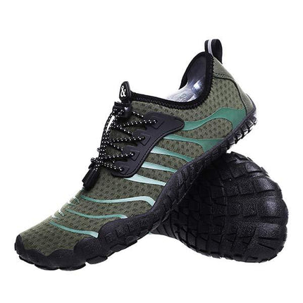 Men's Outdoor Five-Finger Water Shoes | Quick-Drying Mesh | Durable Rubber Sole | Lightweight Comfort | Anti-Skid Design | Beach Hiking | Versatile Athletic Shoes