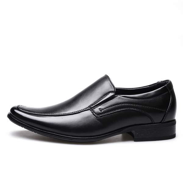 Men's Leather Loafers | Slip-On Shoes | Hand-Sewn | Durable Rubber Sole | Classic Style