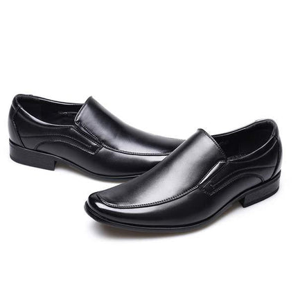 Men's Leather Loafers | Slip-On Shoes | Hand-Sewn | Durable Rubber Sole | Classic Style