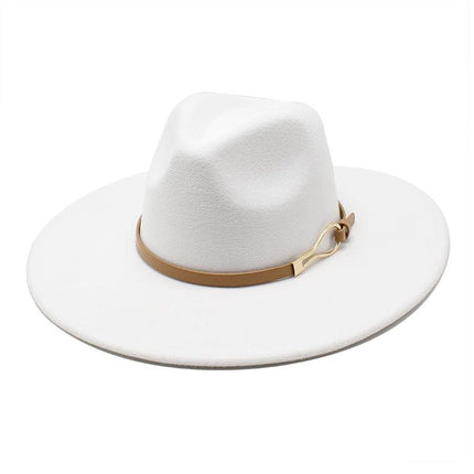 Men's Retro Woolen Hat | Classic Jazz Style | Convex Crown & Structured Brim | Vintage British Fashion | Sophisticated Shades Beige Brown Black White Camel | Versatile Dapper Formal & Casual Wear