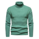 Men's Turtleneck Sweater | Classic Solid Color | Cozy Long Sleeve | Soft High-Quality Fabric | Elegant Design | Versatile Wardrobe Essential | Warm Stylish Wear
