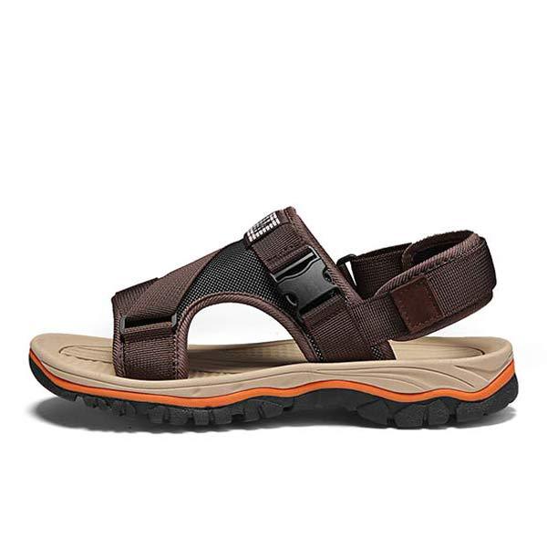 Men's Breathable Mesh Sandals | Adjustable Heel Strap | Non-Slip Flexible Sole | Soft Lightweight Comfort | Durable Webbing Upper