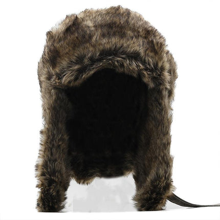 Men's Leather Hat | Warm Ear Protection | Winter Style | High-Quality Durable Material | Rugged Design | Adjustable Fit | Timeless Fashion | Comfortable Insulated Lining | Outdoor Adventures