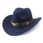 High Quality Suede Western Cowboy Hat | Crushable Outdoor Design | Vintage Faux Leather Hatband with Bull Head Pattern | Casual Style | Perfect for Travel, Hiking, Hunting, Riding | All Season Wear