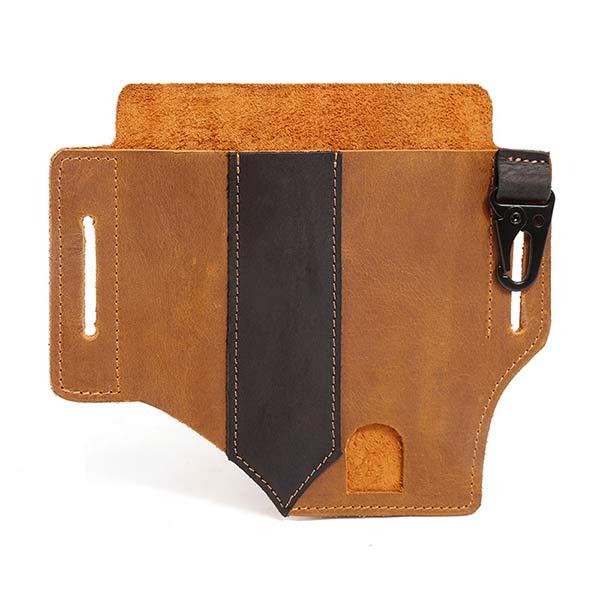 Men's Leather Belt Bag | Multi Tool Waist Pack | Fanny Pack for Men | Durable Tool Pouch
