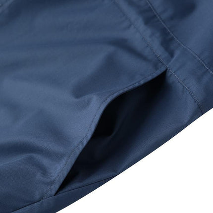 Men's Cargo Jumpsuit | Multi-Pocket Design | Casual Overall | Short Sleeve Lapel | Polyester Fabric | Plain Pattern | Four Seasons Wear | Outdoor & Travel Ready | Versatile Occasion Suitability