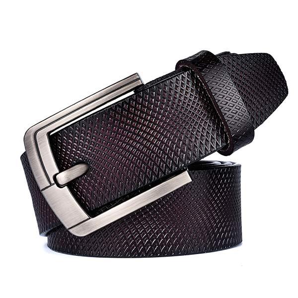 Vintage Cowhide Leather Belt | Genuine Leather | Classic Western Style | Durable and Stylish | Retro Fashion Accessory for Men and Women | Adjustable Strap