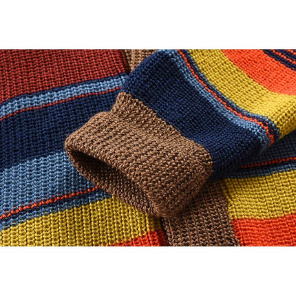 Men's Sweater Jacket | Colorblock Design | Lapel Collar | Button Closure | Soft Knit Fabric | Casual & Semi-Formal Wear | Comfortable Outerwear for All Seasons | Versatile Men's Fashion