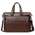Men's Classic Briefcase | Premium Durable Materials | Spacious Compartment for Laptop & Documents | Multiple Accessory Pockets | Secure Closure | Padded Handle & Adjustable Strap | Sleek Professional Design