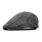 Men's Vintage Distressed Beret | Classic Style Artisanal Hat | Soft Fabric Blend | Adjustable Fit | Versatile Accessory for Casual and Formal Outfits | Timeless Rustic Charm