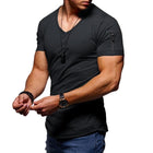 Men's V-Neck T-Shirt | 100% Cotton | Lightweight & Breathable | Casual & Semi-Formal | Solid Colors | Versatile Styling | Everyday Comfort