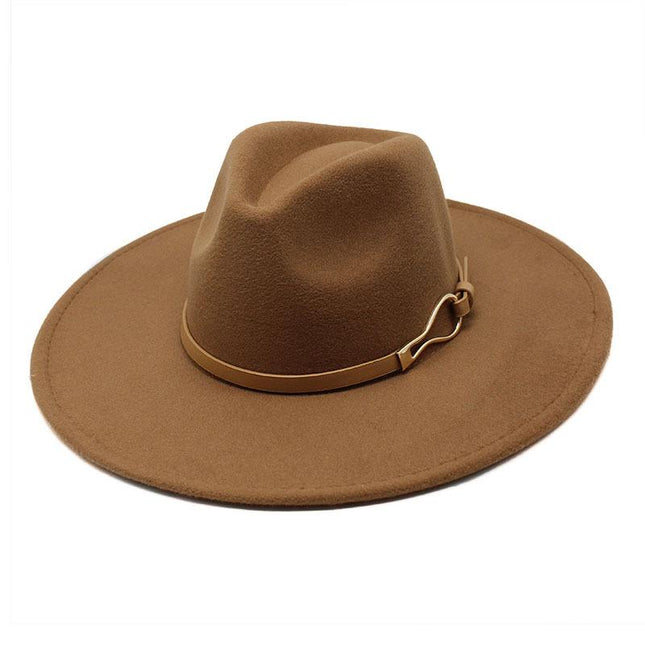 Men's Retro Woolen Hat | Classic Jazz Style | Convex Crown & Structured Brim | Vintage British Fashion | Sophisticated Shades Beige Brown Black White Camel | Versatile Dapper Formal & Casual Wear