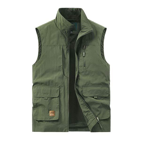 Men's Casual Vest | Lightweight Sleeveless Jacket | Comfortable Everyday Layer | Stylish Outerwear for Men | Versatile Vest for Outdoors | Breathable Fabric | Durable Design