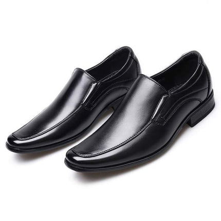 Men's Leather Loafers | Slip-On Shoes | Hand-Sewn | Durable Rubber Sole | Classic Style