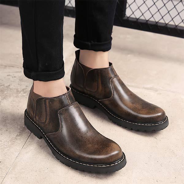 Men's Chelsea Boots | All-Weather Suede | Slip Resistant | Durable Rubber Outsole | Easy On Off | Versatile Rugged Style