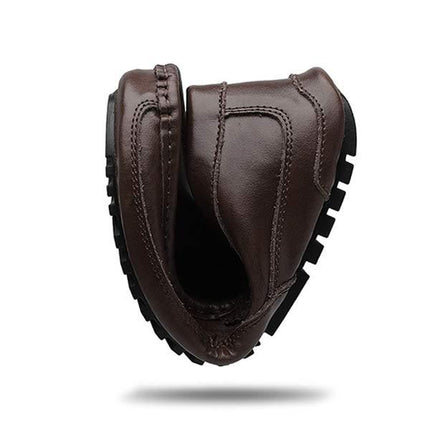 Men's Slip-On Leather Loafers | Medium Width | Comfort Fit | Durable Rubber Sole | Deconstructed Upper | Spring Summer Footwear