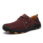 Men's Outdoor Trail Hiking Shoes | Comfortable Casual Footwear | Matte Finish | Easy Twin Gore Entry | Flexible Rubber Sole | Collapsible Heel Pad