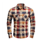 Men's Slim Fit Check Shirt | Classic Casual Style | Long Sleeve Brushed Cotton | Premium Soft Fabric | Versatile Office to Weekend Wear | Easy Care Machine Wash | Tailored for Comfort & Movement