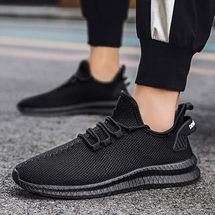 Men's Running Shoes | Flyknit Upper | Breathable Comfort | Compression-Molded EVA Midsole | Durable Flexible Outsole | Medium Width