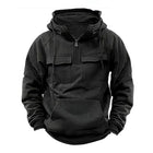 Men's Vintage Hoodie | Thickened Warm Fabric | Multi-Pocket Design | Loose Fit Long Sleeve | Hooded Outerwear | Retro Aesthetic | Casual Comfort | Winter Essential | Versatile Layering | Durable Construction