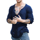 Men's Slim Fit Knitted Sweater | V Neck | Long Sleeve | Lightweight & Breathable | Casual & Semi-Formal | Versatile Layering | Premium Fabric | Ribbed Cuffs | Easy Care | Multiple Colors & Sizes Available