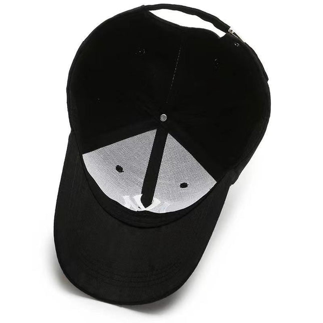 Men's Retro Casual Baseball Cap | Cross Faith Embroidery | Adjustable Strap | Cotton Material | Stylish Everyday Hat