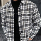 Men's Blended Fabric Lapel Jacket | Single-Breasted | Tailored Fit | Versatile Outerwear | Classic Style | Long Sleeve | Durable & Breathable | Range of Sizes | Casual & Professional Wear