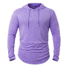 Men's Hoodie | Cotton Blend | Casual Activewear | Outdoor Leisure | Long Sleeve | Kangaroo Pocket | Adjustable Drawstring Hood | Lightweight Insulating | Multiple Colors | Sizes S-XXL
