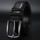 Men's Casual Printed Belt | Alloy Square Pin Buckle | Leisure Style