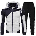 Men's Hoodie Sweatpants Set | Double Layer | Casual Sport Outfit | Hooded Sweatshirt with Drawstring | Long Sleeve | Cotton-Polyester Blend | Autumn Winter Apparel | Warm Insulation | Rich Colors | Relaxed Fit