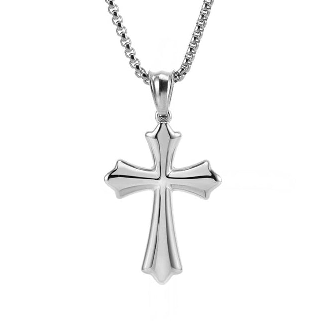 Vintage Cross Pendant Necklace | Casual Jewelry | Unisex Style | Unique Design | Everyday Wear