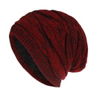 Unisex Winter Beanie Hat | Acrylic Fleece Lined | Warm Stretchy Outdoor Cap | Solid Color | Machine Washable | Classic Fisherman Style | Durable Elastic | Cold Weather Protection