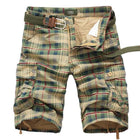 Men's Vintage Plaid Shorts | Comfortable Fit | Functional Pockets | Classic Retro Style | Durable Cotton Blend | Casual Wear