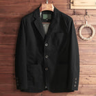 Men's Modern Loose Fit Blazer | Solid Color | Lightweight | Breathable Fabric | Versatile & Stylish Outerwear | Casual & Semi-Formal Wear | Spring & Autumn Jacket | Multi-Pocket | Boxy Silhouette