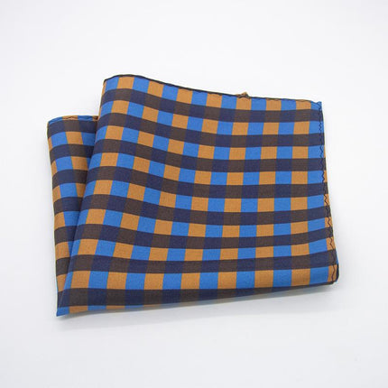 Men's Silk Pocket Scarf | Vintage British Pattern | Classic Style | Luxurious Blazer Accessory | Elegant Formal Wear | Sophisticated Silk Scarf | High-Quality Fabric | Refined Gentleman Style