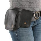 Men's PU Leather Vintage Shoulder Bag | Adjustable Strap | Compact Multi-Compartment | Casual Daypack | Secure Zippers | Lightweight Travel Bag