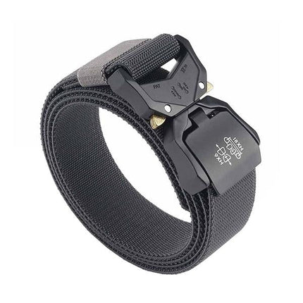 Men's Tactical Outdoor Belt | Durable Accessories for Outdoor Activities | Sturdy Adjustable Waist Belt | Ideal for Hiking, Camping, Hunting
