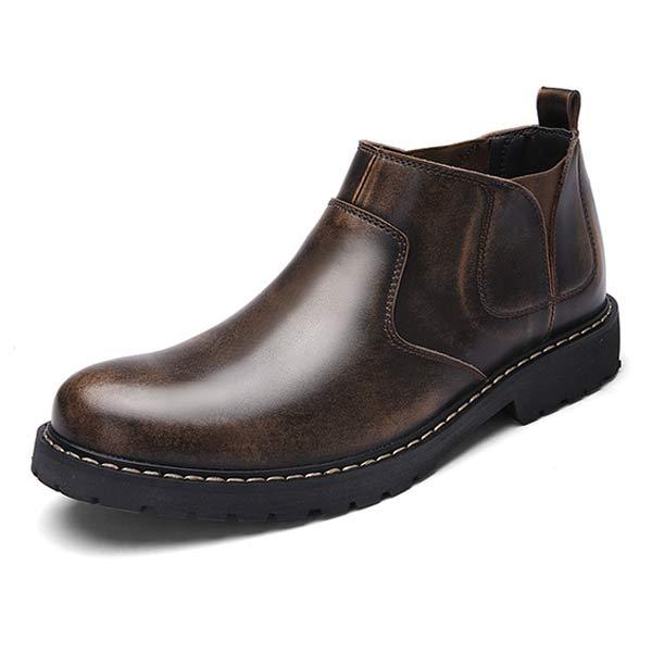 Men's Chelsea Boots | All-Weather Suede | Slip Resistant | Durable Rubber Outsole | Easy On Off | Versatile Rugged Style