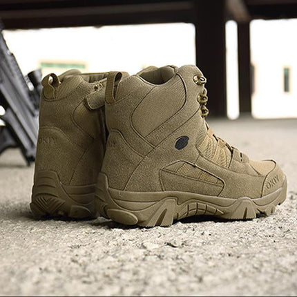 Outdoor Adventure High-Top Hiking Boots | Rugged & Durable | Waterproof & Abrasion-Resistant | Versatile Sports Training Footwear | Comfortable Shock-Absorbing Design | Perfect for Hiking & Climbing