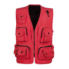 Men's Detachable Vest | High Quality Cotton Fabric | Multi Pockets | Zipper Closure | Machine Wash | Breathable Quick Dry | Stylish Copper Metal Zippers | Velcro Strips | Adaptable Back | Comfortable Casual Outerwear