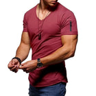 Men's V-Neck T-Shirt | 100% Cotton | Lightweight & Breathable | Casual & Semi-Formal | Solid Colors | Versatile Styling | Everyday Comfort