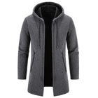 Men's Knitted Fleece Chenille Cardigan | Solid Color | Full-Length Sleeves | Soft & Plush Material | Comfortable & Sophisticated Style | Versatile Wardrobe Essential | Side Pockets